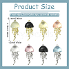 10Pcs 2 Colors Rack Plating Alloy Pendants FIND-YW0011-29-3