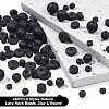 Olycraft 240Pcs 6 Styles Natural Lava Rock Beads G-OC0004-52-4