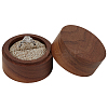 Round Wood Rings Storage Boxes AJEW-WH0166-16A-1