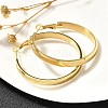 304 Stainless Steel Hoop Earrings for Women EJEW-C096-43G-03-5