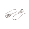 Rhomdium Plated 925 Sterling Silver Earring Hooks STER-NH0001-71A-P-2