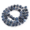 Dyed Natural Agate Beads Strands G-T141-14A-3