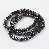 Electroplate Opaque Glass Beads Strands LS-EGLA-A034-P4mm-P01-2
