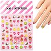 60Pcs Fruits Theme Paper Nail Art Stickers AJEW-CJC0018-05A-1