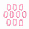 Opaque Spray Painted Acrylic Linking Rings OACR-T024-02-I07-1