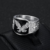 304 Stainless Steel and Enamel Finger Rings for Men FS-WG4515C-07-1