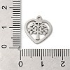 201 Stainless Steel Charms STAS-E206-06P-04-3