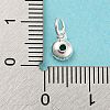 925 Sterling Silver Birthstone Charms STER-G035-01D-02-3