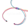 5 Colors Braided Nylon Cord Sets for DIY Bracelet Making AJEW-JB01238-4