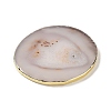 Natural Agate Coaster AJEW-NH0001-04G-04-2