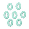 Opaque Spray Painted Acrylic Linking Rings LS-OACR-T024-01-I09-1