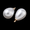 ABS Plastic Pearl Pendants X-FIND-Z105-03H-01G-2