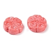 Synthetic Shell Dyed Carved Beads SHEL-H005-15-2