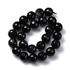 Natural Banded Agate(Dyed & Heated) Beads Strands G-K390-A16-01-4