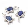 Natural Lapis Lazuli Pendants G-O164-01G-1