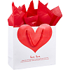 1Pc Valentine's Day Themed Heart Printed Paper Bags ABAG-SP0001-11A-1