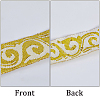 Embroidery Polyester Ribbons OCOR-WH0077-98D-6