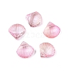 Baking Paint Transparent Glass Charms DGLA-N005-11-2