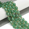 Natural Green Aventurine Beads Strands G-N342-42-2