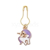 Alloy Enamel Pendant Decorations HJEW-JM01481-4