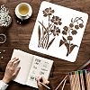 Plastic Reusable Drawing Painting Stencils Templates DIY-WH0172-889-3