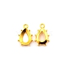 Electroplating Alloy Pendant Cabochon Settings FIND-WH0005-62G-1