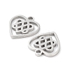 316 Surgical Stainless Steel Charms STAS-Q314-06P-2
