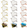 15Pcs 3 Colors Alloy Heat Transfer Watch Band Accessories FIND-CA0011-17A-1