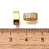 Rack Plating Brass Micro Pave Cubic Zirconia Connector Charms  KK-M313-03G-3