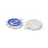 Eco-Friendly Stainless Steel Enamel Pendants STAS-C031-02P-01-2