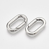 Non-Tarnish 304 Stainless Steel Spring Gate Rings STAS-S079-89-2