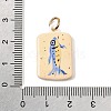 Printing 304 Stainless Steel Pendants STAS-K304-13F-G-3