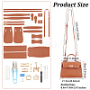 DIY Imitation Leather Handbag Making Kits DIY-WH0374-63B-2