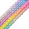 Dyed & Heated Synthetic Quartz Beads Strands G-P502-01B-M-1