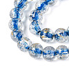 Crackle Transparent Glass Beads Strands X1-GLAA-N030-8mm-01E-3
