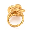 Ion Plating(IP) 304 Stainless Steel Knot Finger Rings for Women RJEW-S414-49B-G-3