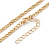 Brass Micro Pave Clear Cubic Zirconia Initial Pendant Necklaces NJEW-JN03506-4