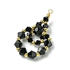 Imitation Austrian Crystal Beads with Eco-Friendly Copper Wire and Brass Beads Pendants PALLOY-JF03286-3