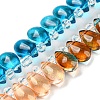 Transparent Glass Beads Strands GLAA-B014-01B-2