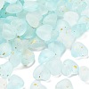 Frosted Transparent Acrylic Beads OACR-F013-03-1