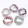 Five Loops Wrap Gemstone Beads Bracelets BJEW-JB02589-1