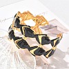 304 Stainless Steel Enamel Cuff Bangles for Women SA-CBAFD7D-04G-2