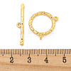 Brass Toggle Clasps KK-A223-12G-6