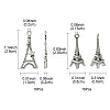 32Pcs 2 Styles Tibetan Style Alloy Pendants FIND-FS0002-12-4