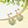 304 Stainless Steel Stud Earrings EJEW-MZ00756-01-1