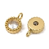 304 Stainless Steel Micro Pave Cubic Zirconia Charms STAS-K302-01D-G-2