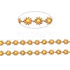 Golden Brass Enamel Link Chain CHC-H103-06D-G-2