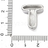 Brass Initial Beads KK-B167-27P-01T-3