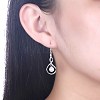 925 Sterling Silver Dangle Earrings EJEW-BB30534-P-4
