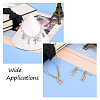 Fashewelry 2 Sets 2 Colors Alloy Rhinestone Charms ALRI-FW0001-01-20